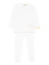 Gensami Embroidered Bow Babywear Set In White