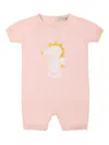 Gensami Intarsia-knit Romper In Pink