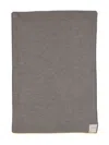 Gensami Knitted Alpaca-blend Blanket In Grey