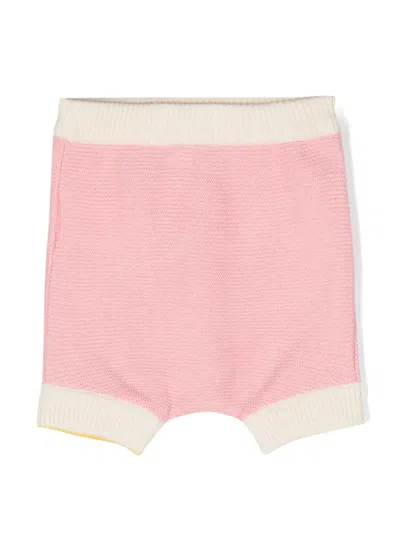 Gensami Babies' Knitted Casual Shorts In Pink