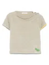 Gensami Knitted T-shirt In Brown
