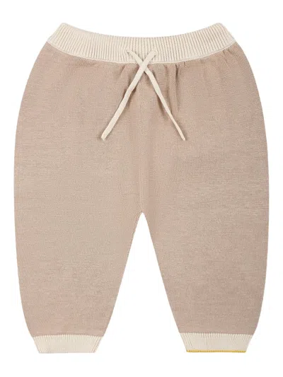 Gensami Babies' Knitted Trousers In Neutrals
