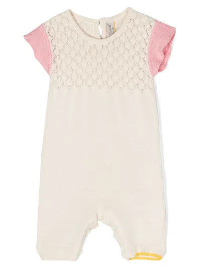 Gensami Babies' Panelled-design Shorties In Neutrals