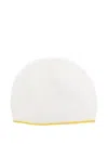 Gensami Textured-trim Beanie Hat In Neutral