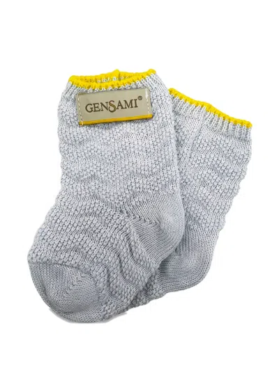 Gensami Babies' Wave-knit Pre-walker Shoes In Blue