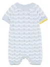 Gensami Zigzag Romper In Blue