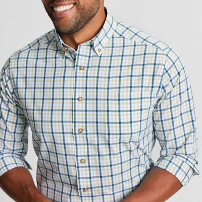 Genteal Aldridge Performance Sport Shirt In Timberline In Green