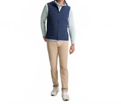 Genteal Ashford Vest In Navy In Blue