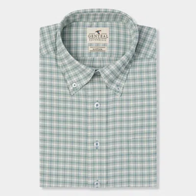 Genteal Long Sleeve Ashland Button Down In Sage In Multi