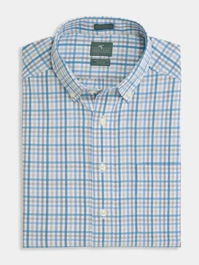 Genteal Men's Eldredge Litetec Sport Shirt In Oslo Gray In Multi