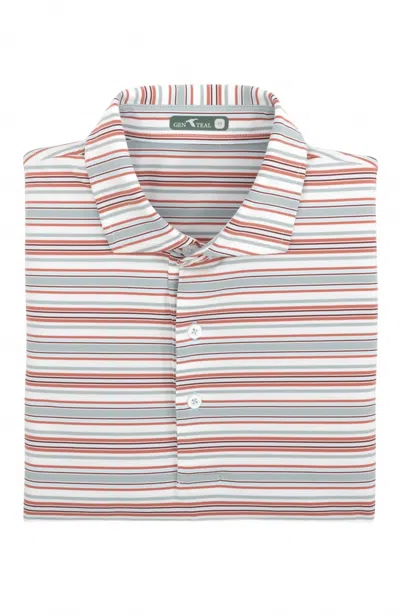 Genteal Men's Kingsbury Performance Polo In Rose In Multi