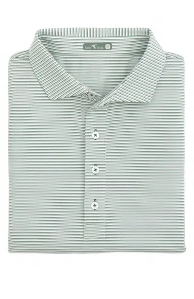 Genteal Men's Newman Performance Polo In Fairway In Green