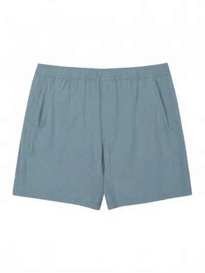 Genteal Men's Rafter Shorts In Stone Blue In Animal Print