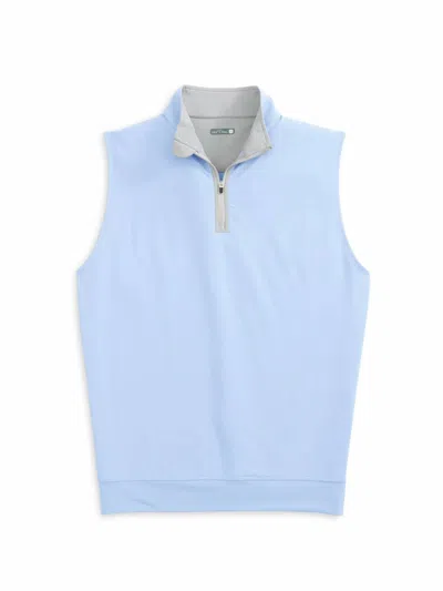 Genteal Men's Venture Performance Quarter Zip-vest In Heritage Blue