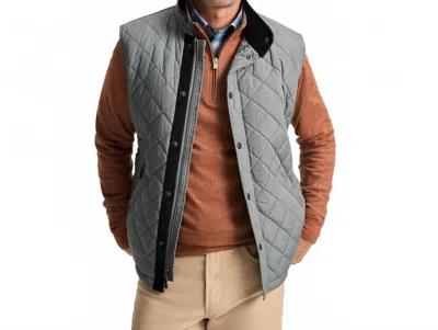 Genteal Northpoint Quilted Vest In Graphite In Pink