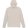 Genteal Women's Boardwalk Hooded Tee In Tan In White