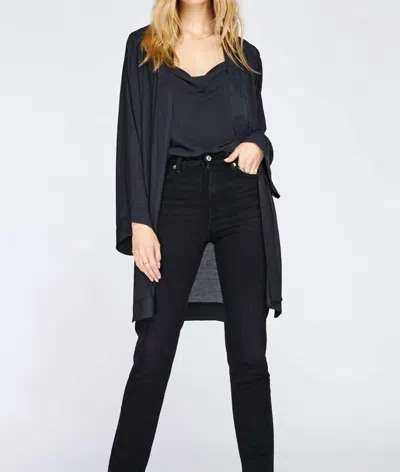 Gentle Fawn Angelica Cover Up In Black In Blue