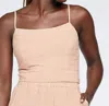 Gentle Fawn Cami Crop Top In Pecan In Beige