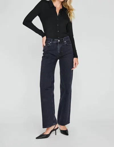 Gentle Fawn Cannon Top In Black In Blue