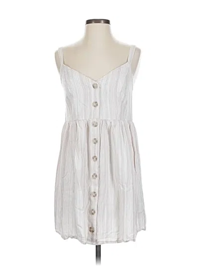 Pre-owned Gentle Fawn Casual Dress In White