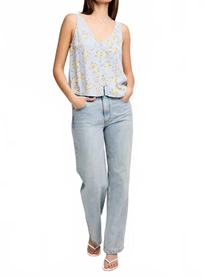 Gentle Fawn Celeste Tank In Sky Floral In Multi