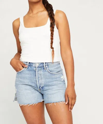 Gentle Fawn Cropped Square Neck Tank In White