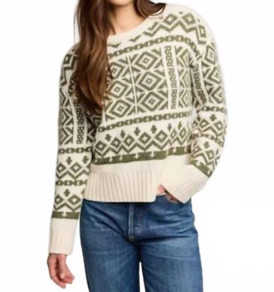 Gentle Fawn Cypress Crewneck Sweater In Moss In Multi