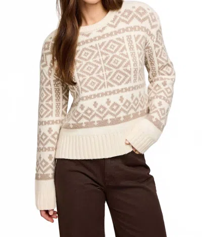 Gentle Fawn Cypress Sweater In Cream In Multi