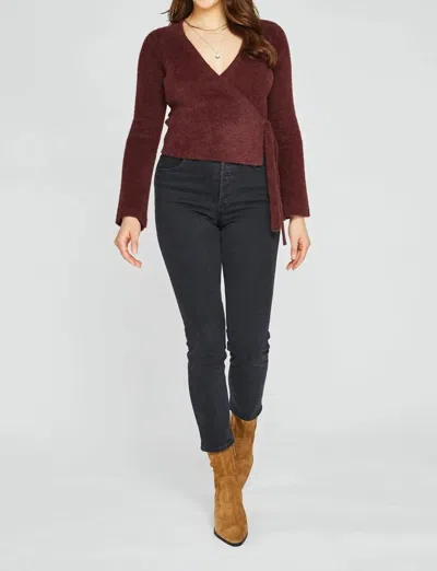 Gentle Fawn Daytona Pullover Top In Rum In Brown