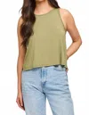 Gentle Fawn River Tank Top In Matcha In Green