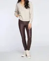Gentle Fawn Oracle High Rise Legging In Espresso In Animal Print