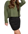 Gentle Fawn Echo Pullover Sweater In Heather Ivy In Green