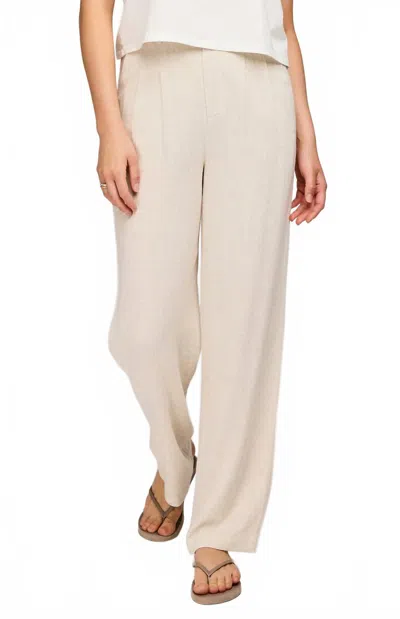 Gentle Fawn Elliot Linen Wide Leg Pants In White