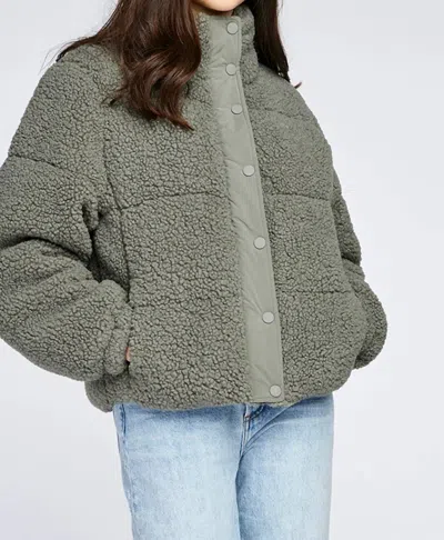 Gentle Fawn Ellis Puffer In Grey In Green