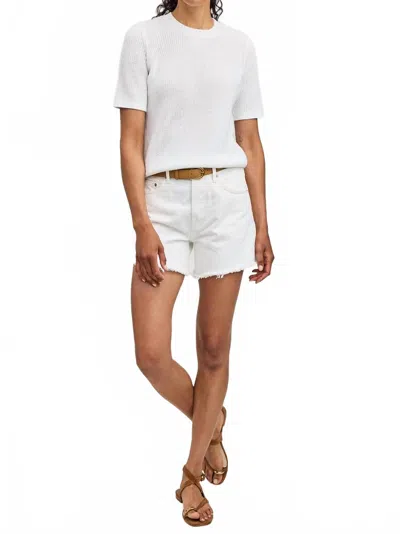 Gentle Fawn Faye Knit Sweater In White