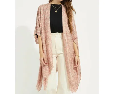 Gentle Fawn Galaxy Lightweight Cardigan In Rose In Pink