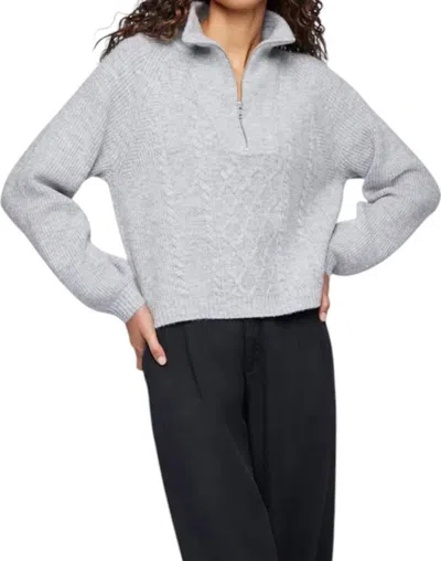 Gentle Fawn Georgie Sweater In Heather Grey