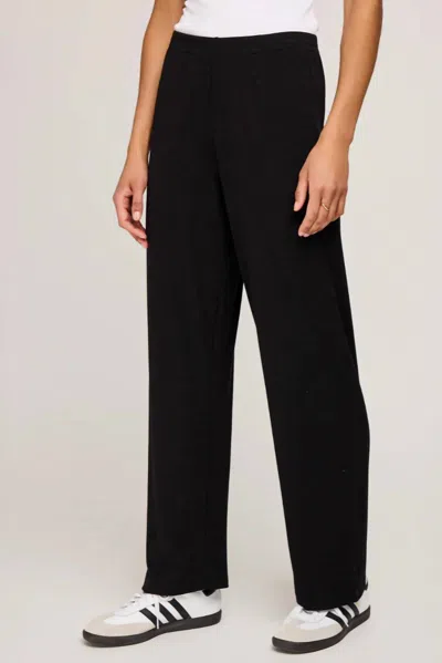 Gentle Fawn Greer Ribbed Pant In Black