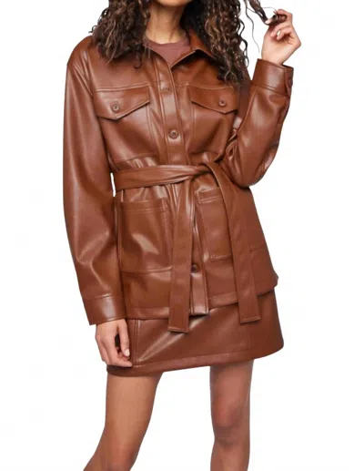 Gentle Fawn Grenadine Jacket In Cognac In Green