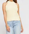 GENTLE FAWN JASPER TANK IN LEMON YELLOW