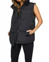 Gentle Fawn Kaye Vest In Black In Black