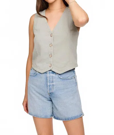 Gentle Fawn Kyra Vest In Aloe In Gray