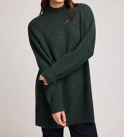 Gentle Fawn Lena Tunic Sweater In Heather Forest In Green