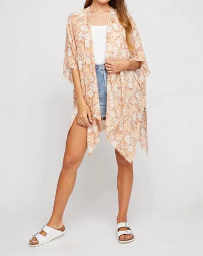 Gentle Fawn Lightweight Cover-up In Ginger Floral In Multi