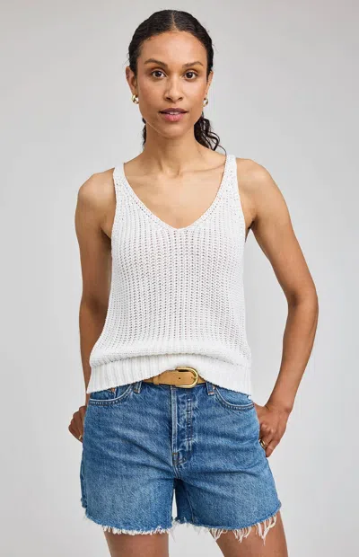 Gentle Fawn Lizzie Knit Tank In White