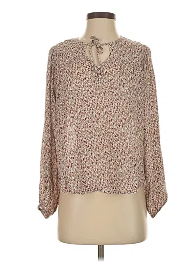 Gentle Fawn Long Sleeve Blouse In Brown