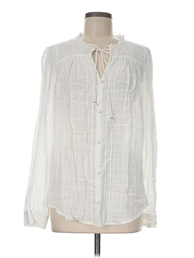 Pre-owned Gentle Fawn Long Sleeve Blouse In Ivory