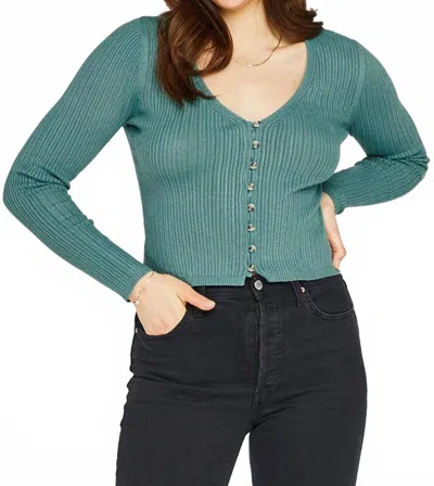 Gentle Fawn Lyon Pullover Top In Teal In Green