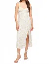 Gentle Fawn Lysandra Dress In White Floral In White