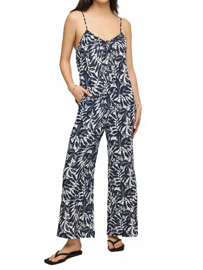 Gentle Fawn Matilda Jumpsuit In Navy Tropic In Multi